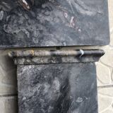 19th-century marble fireplace