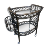 Rattan service or rolling table