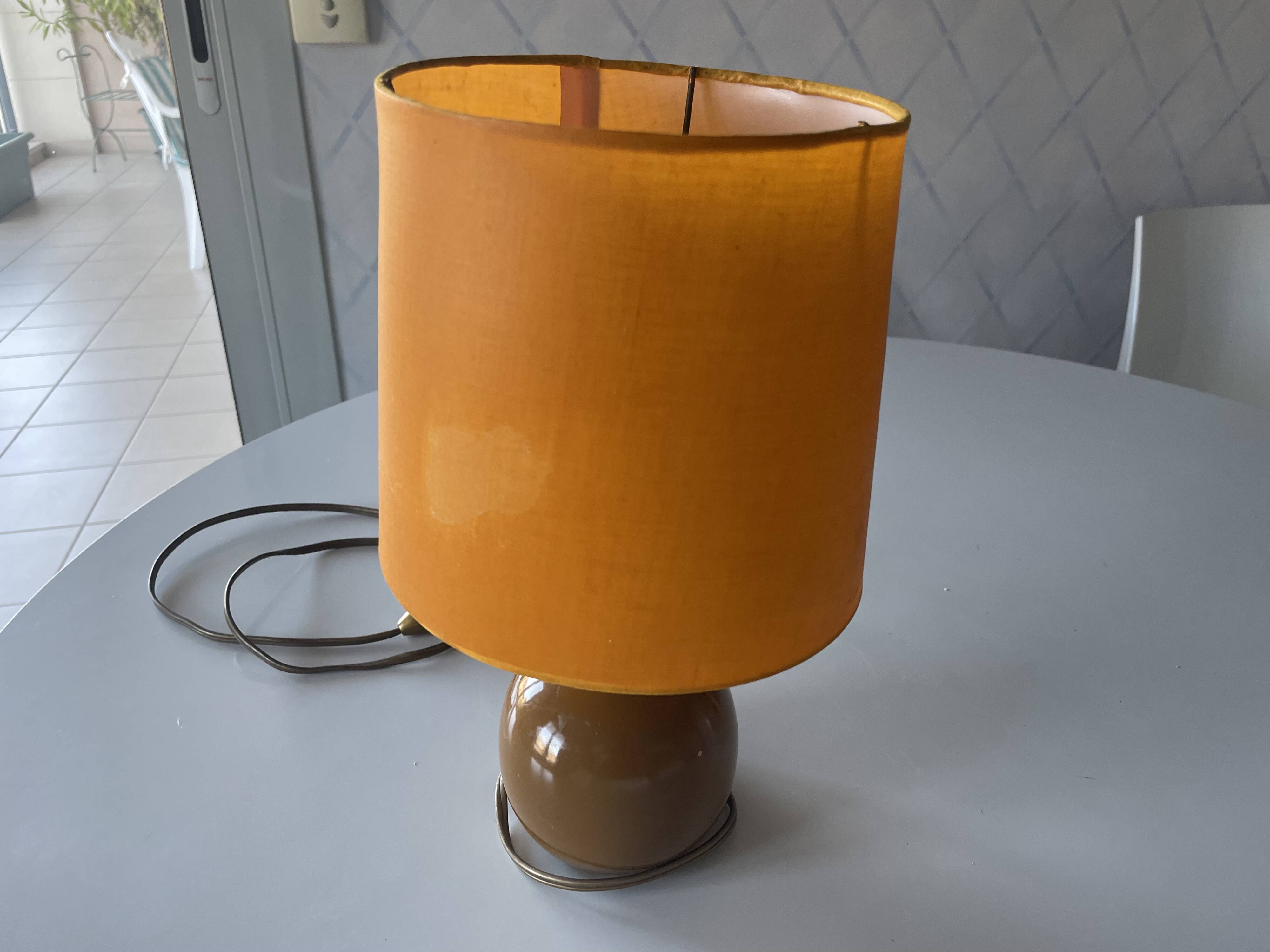60s ceramic lamp