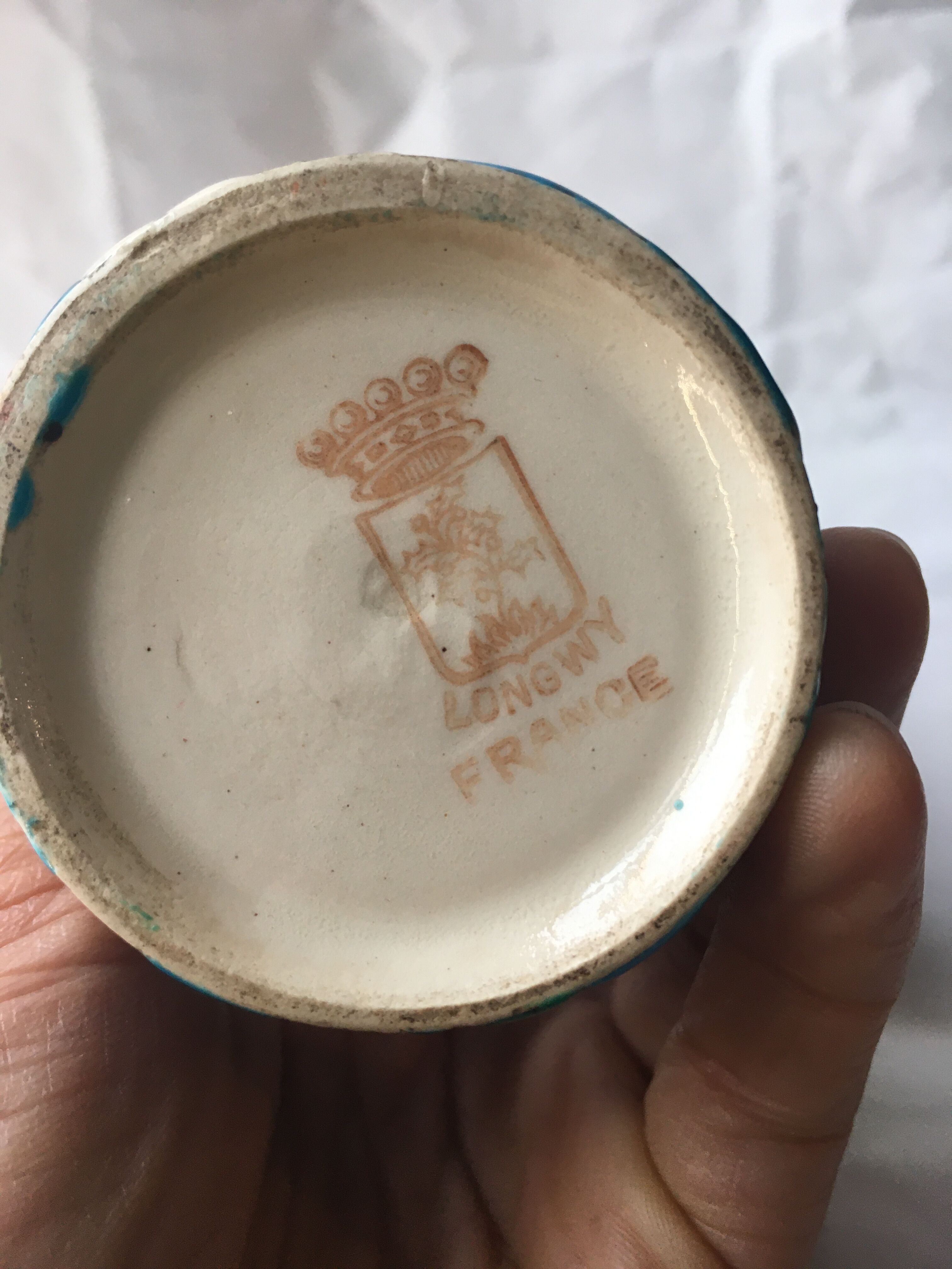 Longwy vase