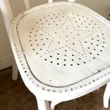 White beech bistro chair