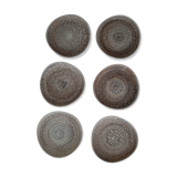 Niderviller model Ecume earthenware dessert plates