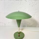 Green mushroom cabinet lamp, Lbd-5, 1950s.