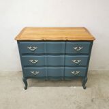 Vintage cherry wood commode refurbished