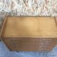Old chest of drawers 4 drawers light wood compass feet 70s vintage