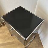 USM Haller side table in Anthracite Grey