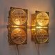 Pair of Midcentury Very Rare Wall Lamps M. P. R., Sweden, 1960s