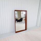 Mid-century modern walnut mirror, Sweden, 1960s