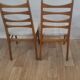 Paire de chaises en teck scandinave 1960 Danemark