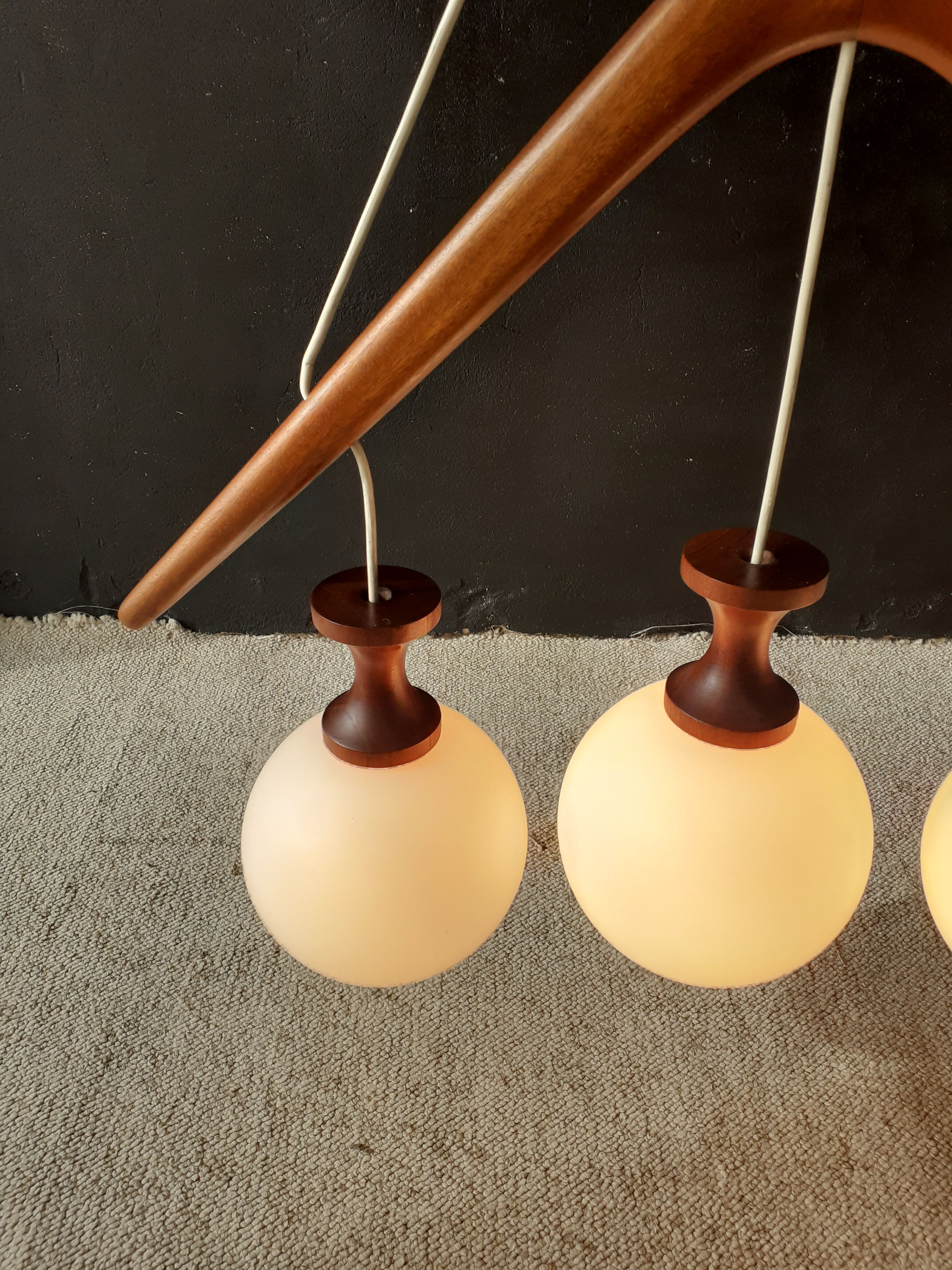 French chandelier Rispal, model 102-39