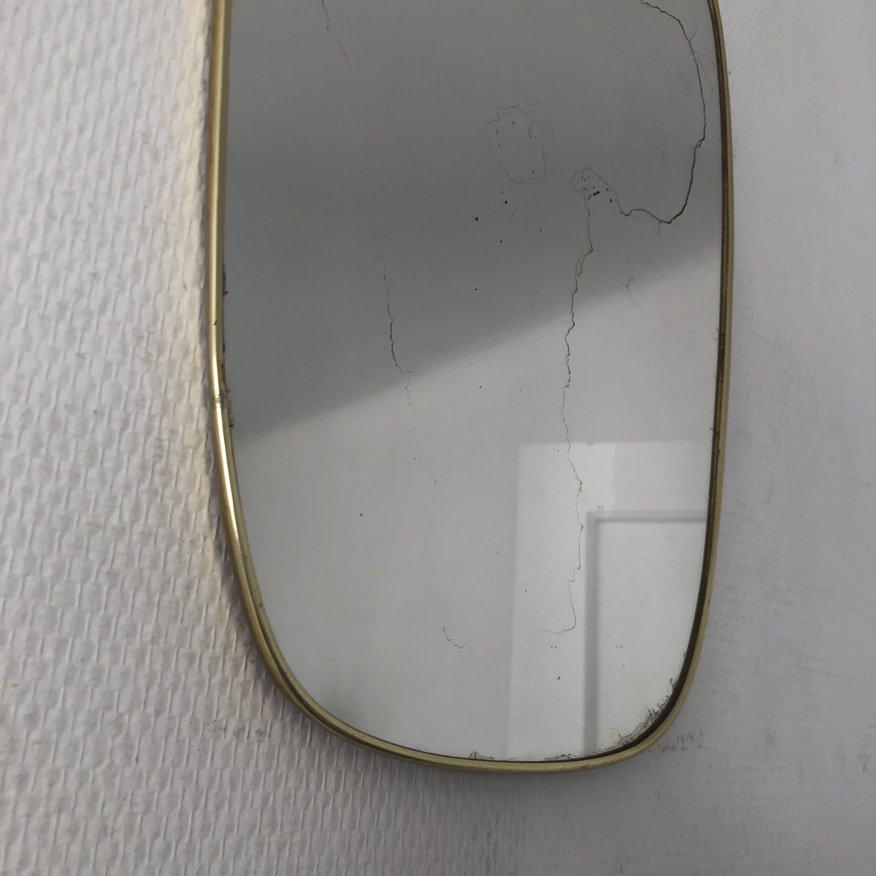 Vintage mirror  1960 - 39x26cm