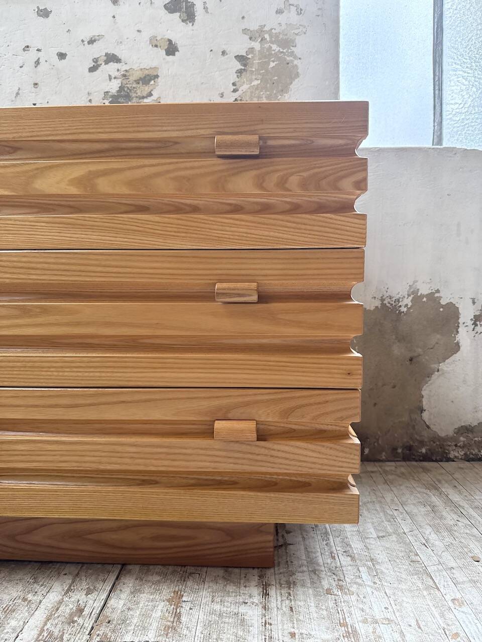 Solid oak chest of drawers Regain XL