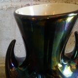 Vase with vintage Verceram ceramic arms