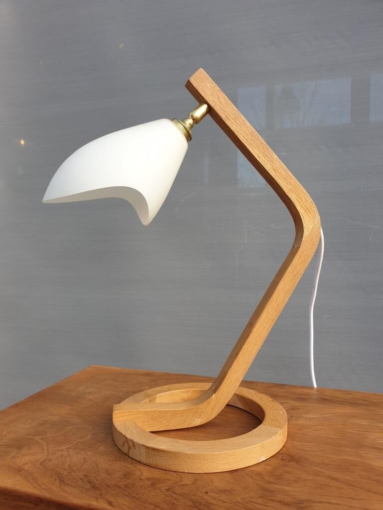 Scandinavian snowdrop design table lamp