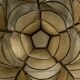 Suspension fleur Capiz « nacre », Allemagne 1960 par Rausch