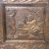 Coffre en chêne massif, XVIIIème siècle