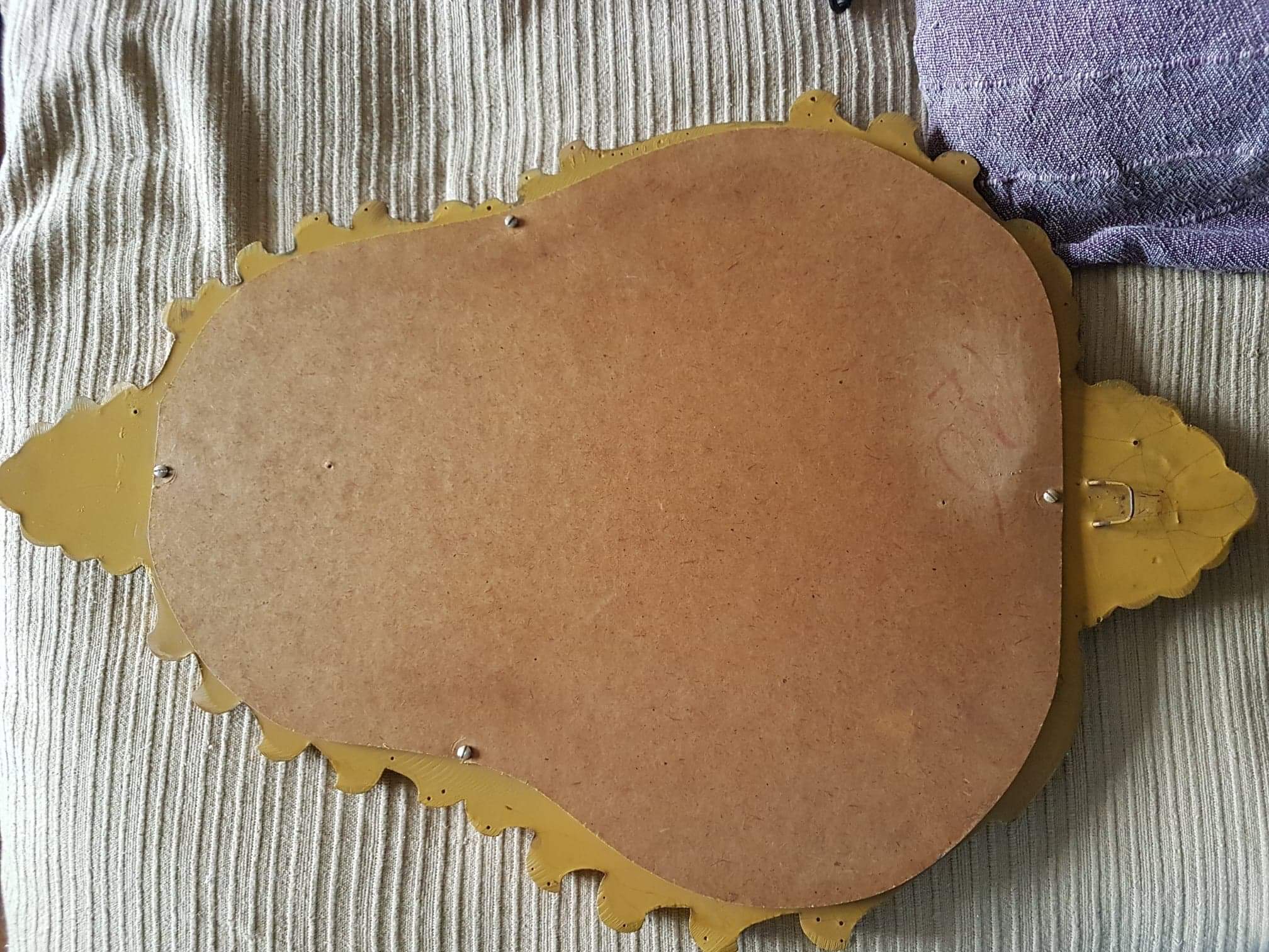 mirror signed ARNOVA gilt wood Baroque style 64x44cm