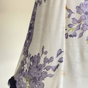 LAMPSHade Plexiglass and Lilac Fabric VINTAGE