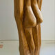 Stylised vintage female sculpture from the 1960s with organic shapes.