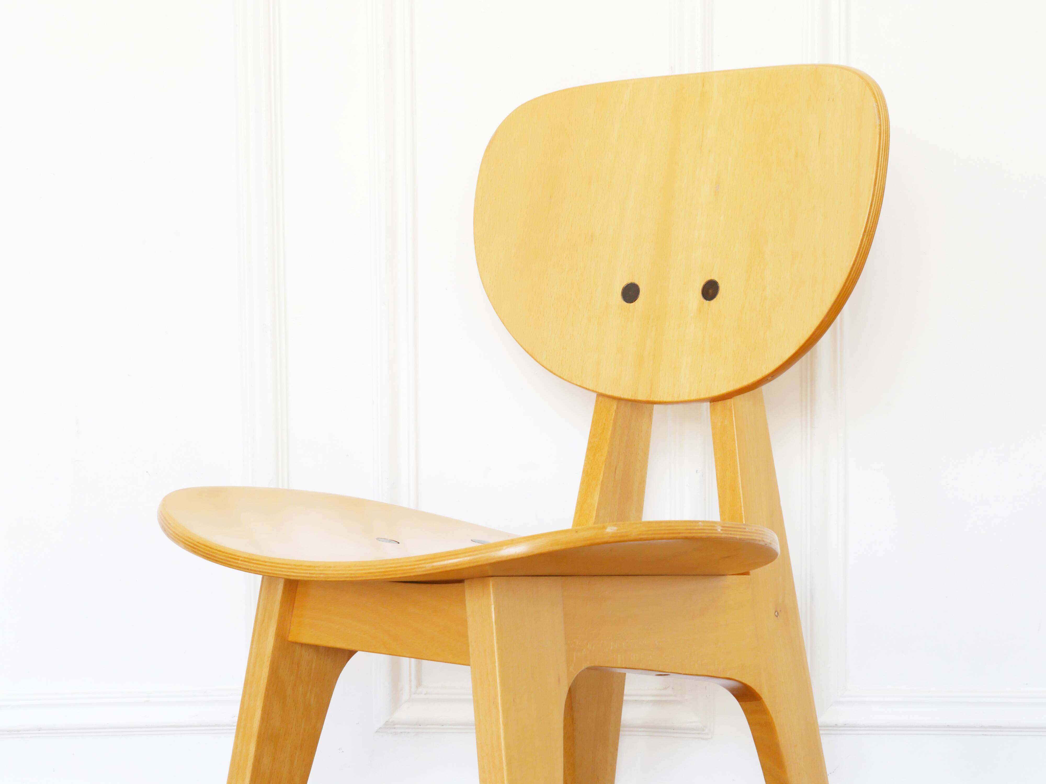 Chaise - junzo sakakura - modèle 3221 - tendo mokko