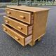 Commode vintage rotin bambou style art déco