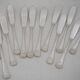 Christofle America, Art Deco 12 fish cutlery, 24 pieces silver-plated metal.