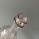 Old decanter nineteenth "Fine-Champagne" in blown glass