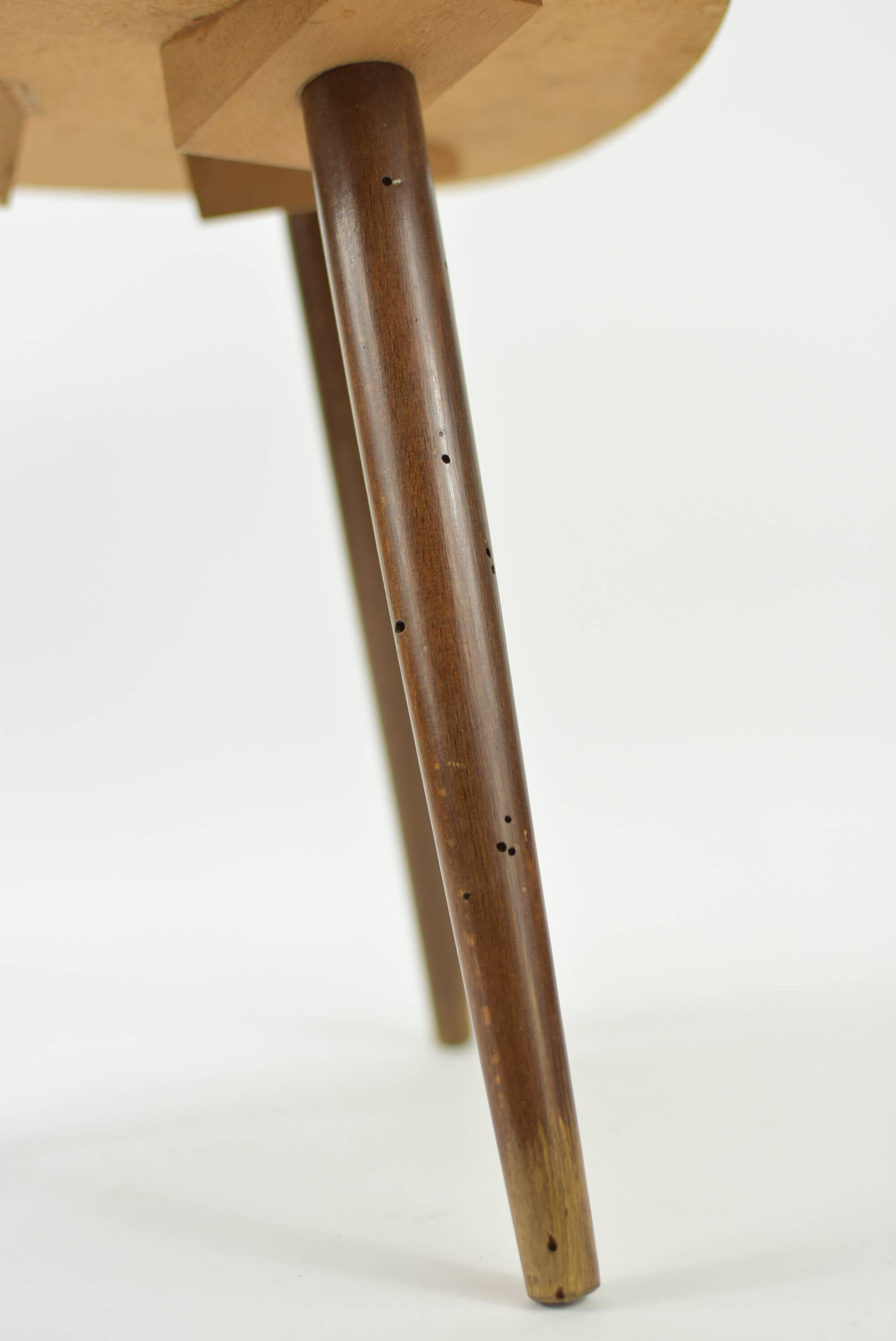 Vintage glass tray stand.