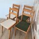 Set of 4 dining room chairs, 50s/60s
