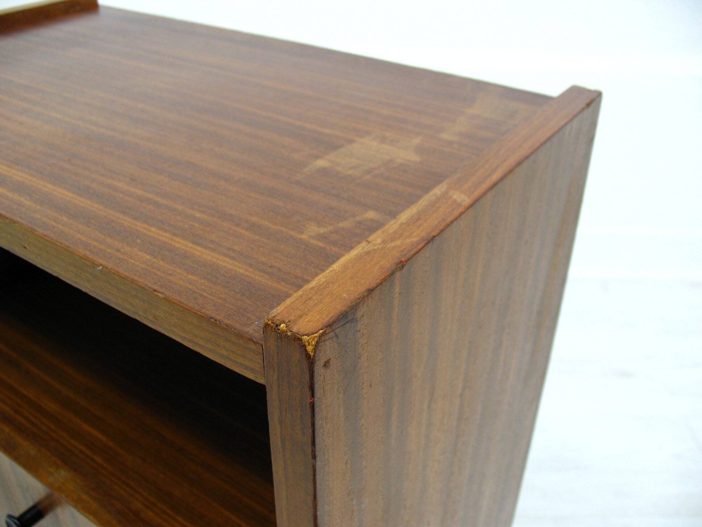 Telephone Bench in Wood and Metal, 1970s