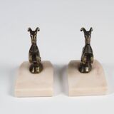 Pair of antelope bookends