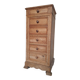 Chiffonnier en bois marqueté et marbre – Style classique