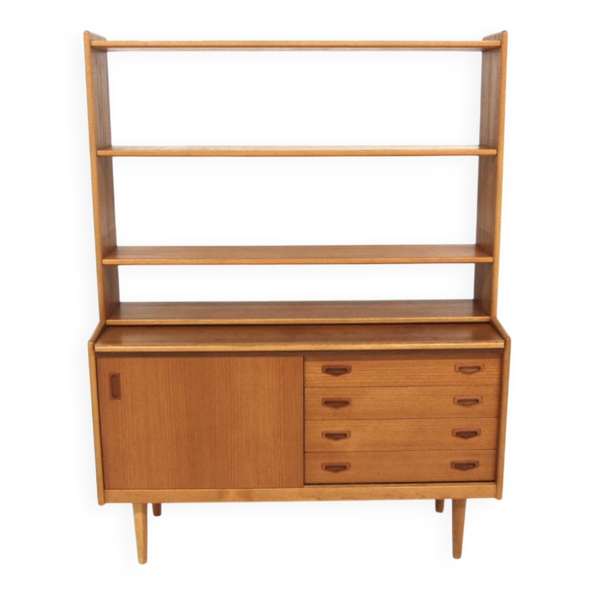 Scandinavian teak and oak secretary, Sweden, 1960