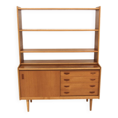 Secrétaire scandinave en teck et en chêne, Suède, 1960