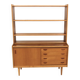 Scandinavian teak and oak secretary, Sweden, 1960