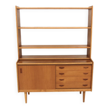 Scandinavian teak and oak secretary, Sweden, 1960