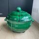 green earthenware soup tureen