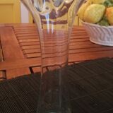 Glass corolla vase