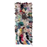 Tapis Berbère Boucherouite coloré - 68 x 183 cm
