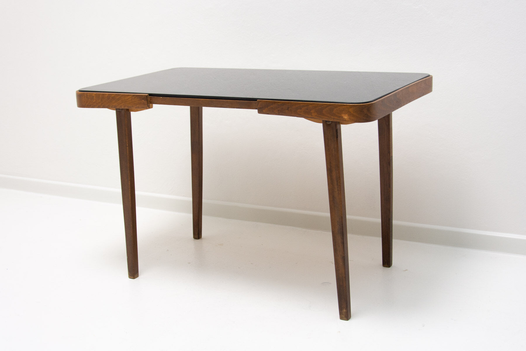 Mid century opaxite glass coffee table, 1960´s, Czechoslovakia