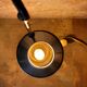 Vintage antique bronze hot water bottle lamp