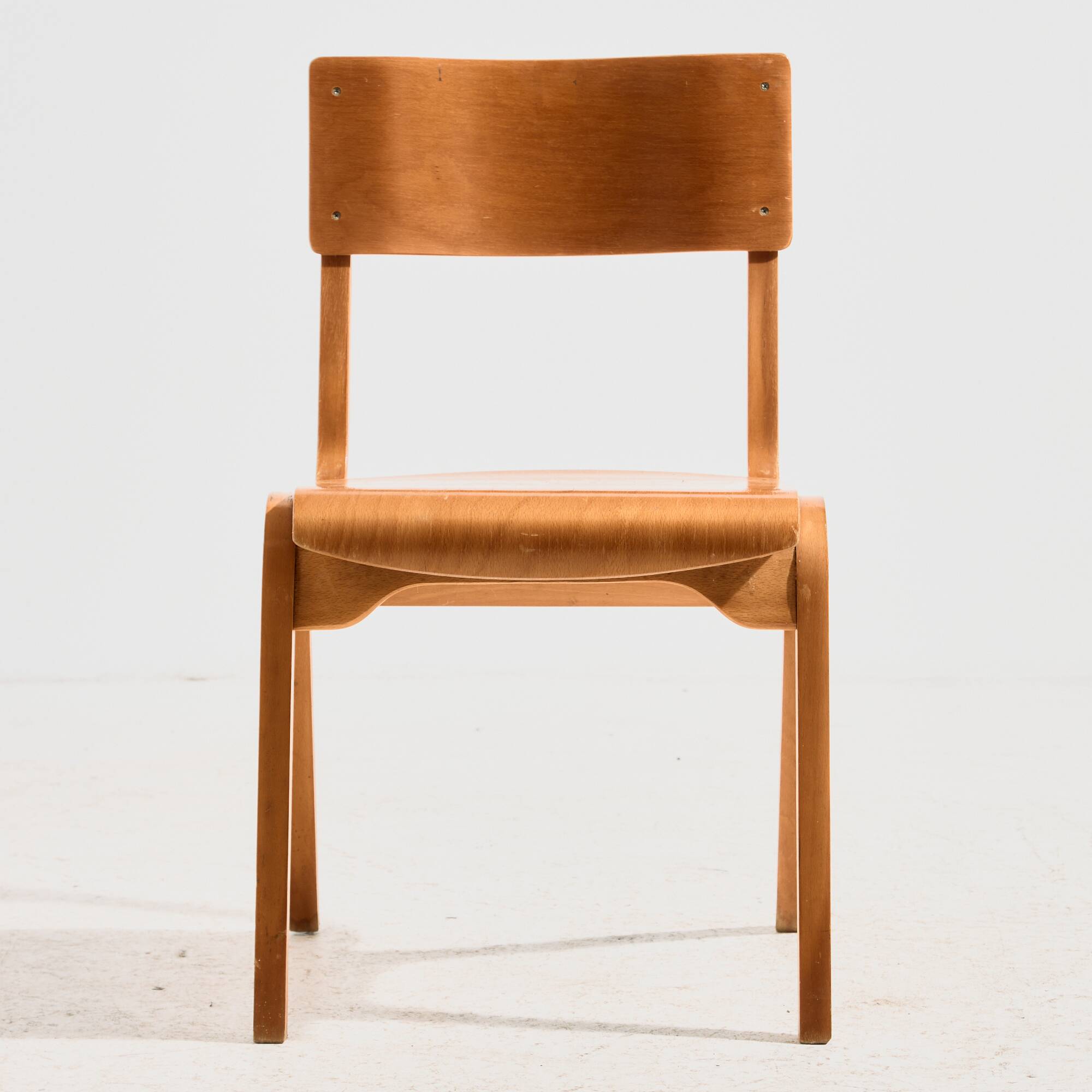 Stackable beech chair