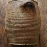 Vase Terracotta pot two handles handcrafted
