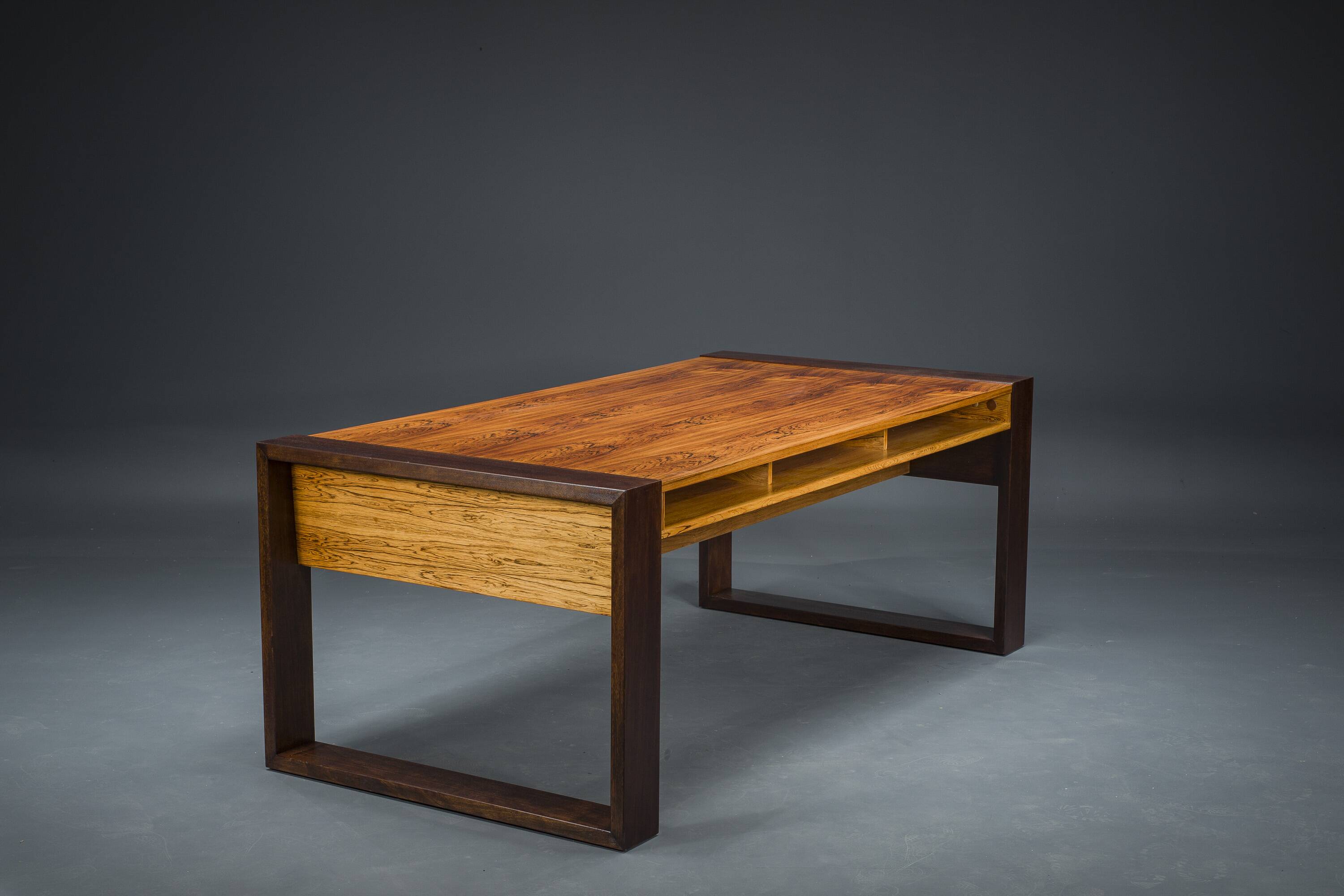 Vintage Rosewood Executive Desk, 1960s