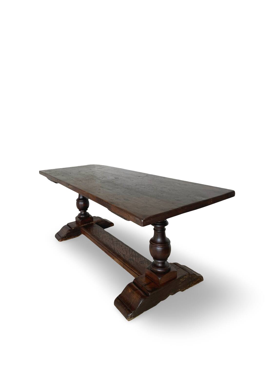 A fine 18th Century French walnut dining table