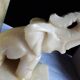 Elephant bookends in alabaster, Pair of elephant bookends.