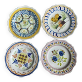 Assiettes XVIIIeme faïence de Nevers