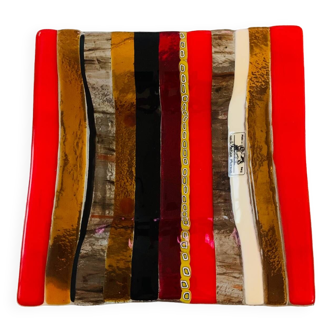 Murano glass pocket emptier