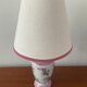 Pair of vintage 70s porcelain lamps