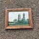 Tableau ancien paysage arboré – Gaëtan Dumas